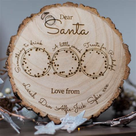 Personalised Christmas Eve Santa Plate By Sprinkled With Magic