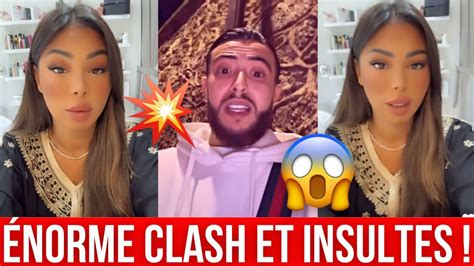 MAEVA GHENNAM S EN PREND VIOLEMMENT À NABIL EL MOUDNI YouTube