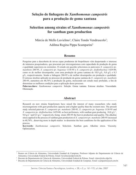 (PDF) Selection among strains of Xanthomonas campestris for xanthan gum ...