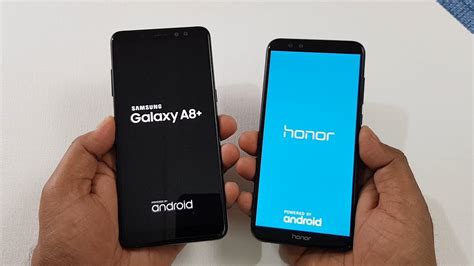 Samsung Galaxy A8 2018 Vs Honor 9 Lite Speed Test Comparison YouTube