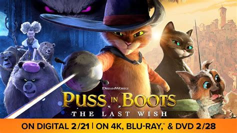 Puss In Boots The Last Wish Digital 221 And 4kblu Raydvd 228 Youtube