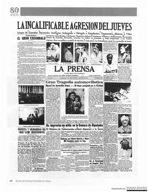 80 Años De Lucha Por La Verdad Y La Justicia 1946 ANOS SOMOZA IMPONE a