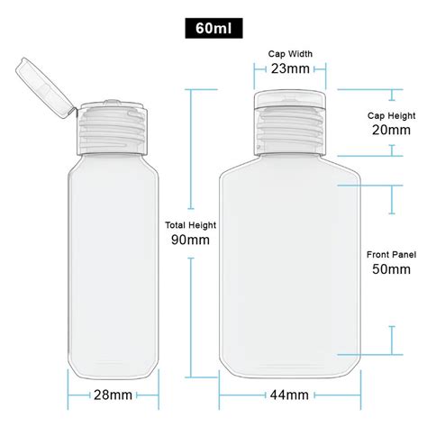 Empty Hand Sanitizer Bottles Clear Oz Ml Perfect Etsy