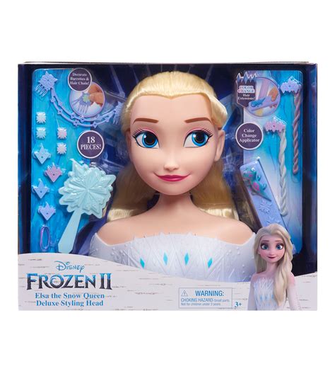 Frozen II Cabeza Para Peinar Reina Elsa Deluxe El Palacio De Hierro