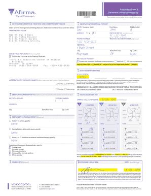 Fillable Online Requisition Form Statement Of Medical Necessity Fax