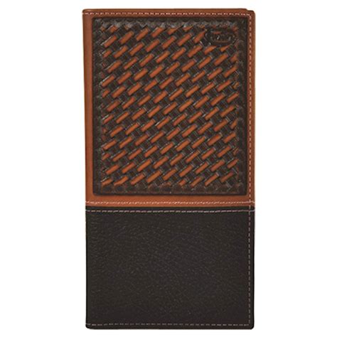 Justin Rodeo Basketweave Wallet