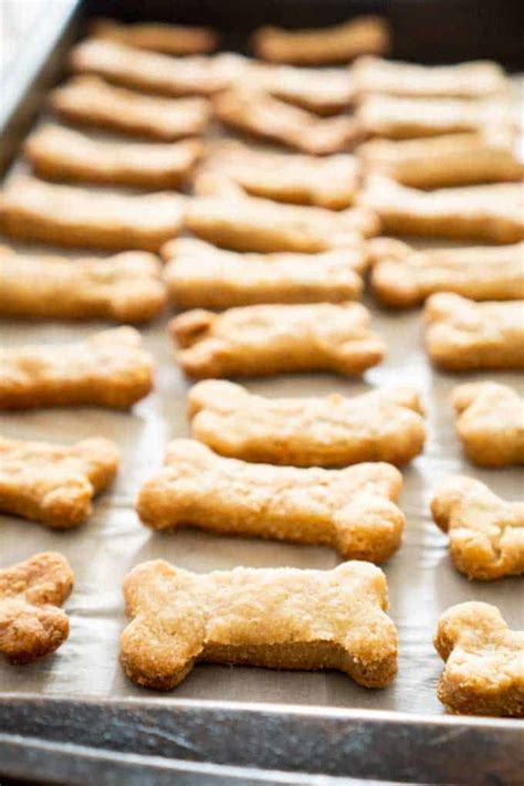 Peanut Butter Homemade Dog Treats Recipe | The Happier Homemaker