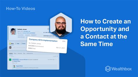 How To Create An Opportunity And A Contact At The Same Time In