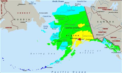 Alaska Air Quality Map