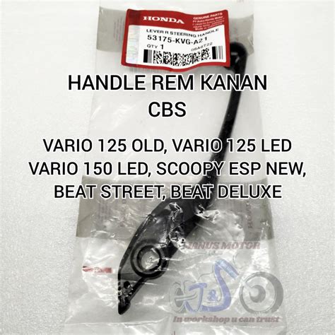 Jual Handle Rem Kanan Vario Cbs Vario Cbs Vario Techno Cbs