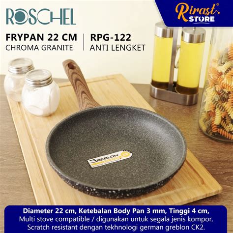 Jual Rirast Store ROSCHEL Panci Fry Pan Penggorengan 22 Cm Chroma