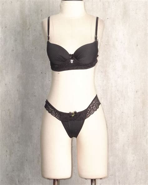 Conjunto Lingerie Preto Lukavi Lingerie Feminina Lukavi Nunca Usado