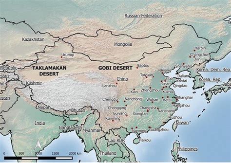 Gobi Desert Location On World Map