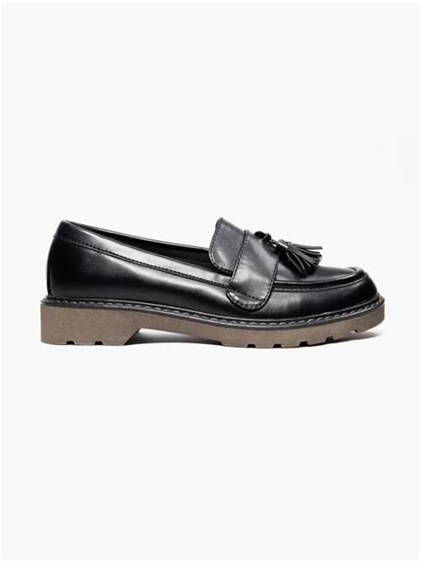 Dune Greatly Tassel Loafers Black Atelier Yuwaciaojp