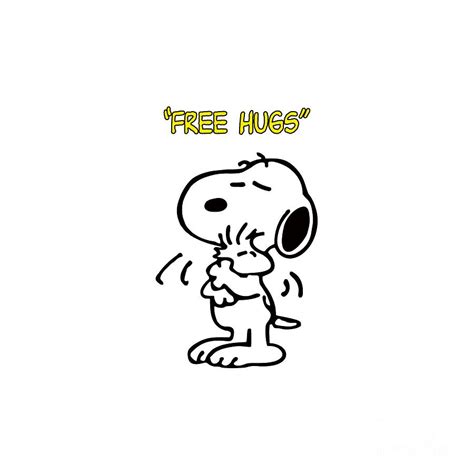 Snoopy Hug Clip Art