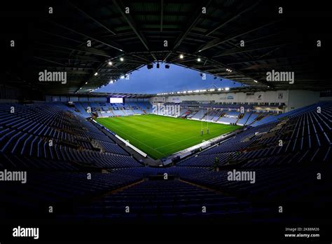 A general view of the stadium ahead of the Rugby League World Cup group ...