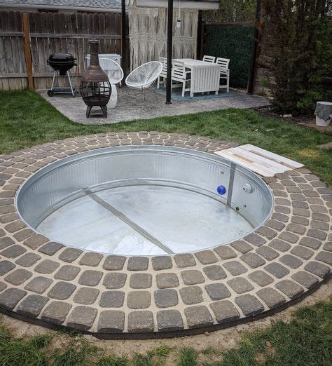 In Ground Stock Tank Pool and Hot Tub Ditching Normal Décorer