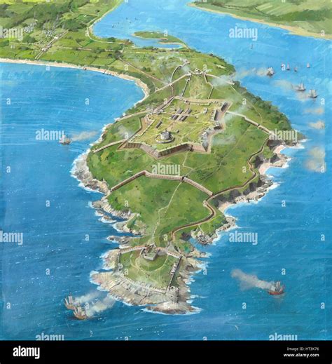 Pendennis castle aerial hi-res stock photography and images - Alamy