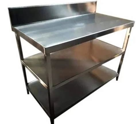 Stainless Steel 3 Shelves Kitchen Racks For Hotel Restaurant Size 24