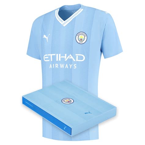 Manchester City Authentic Home Jersey 2023 24 In T Box Official Man City Store