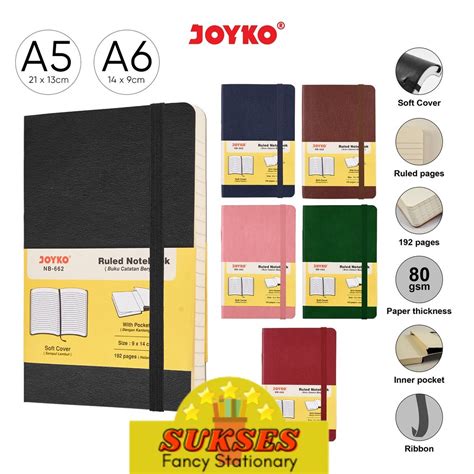 Jual Notebook Nb Buku Tulis Catatan Diary Agenda Joyko Soft Cover