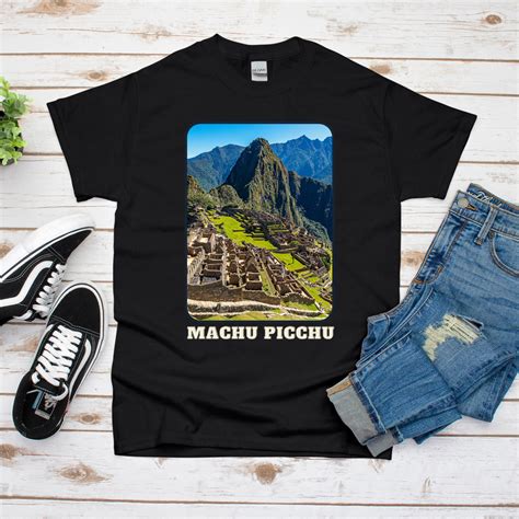 Machu Picchu Tee Shirt Unisex Machu Picchu T Shirt Polo Etsy