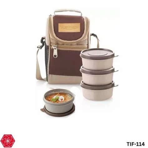 Stainless Steel Insulated Lunch Box Pcs Set With Bag Tif At Rs