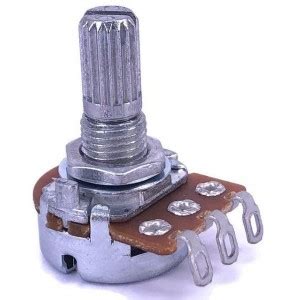 MINI POTENTIOMETER ALPHA A200K 200K 16mm AUDIO LOGARITHMIC POT