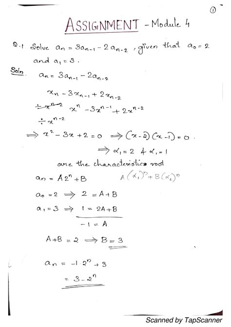 Assignment Combinatorics Diya B Sc Mathematics Mg University