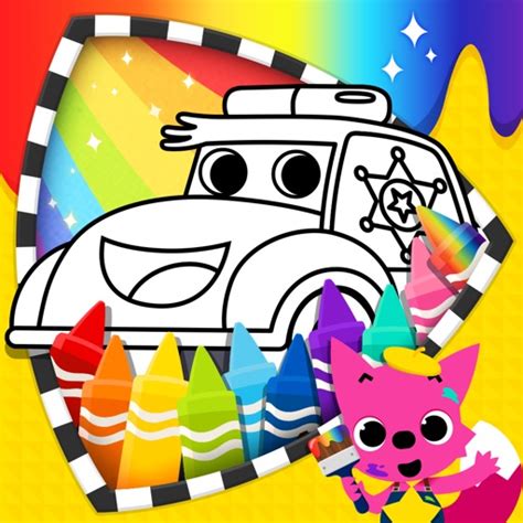 Cars Coloring Book Pinkfong By The Pinkfong Company Inc