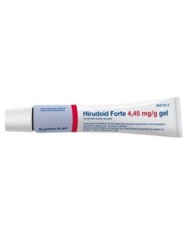 HIRUDOID FORTE 4 45 MG G GEL TOPICO 60 G