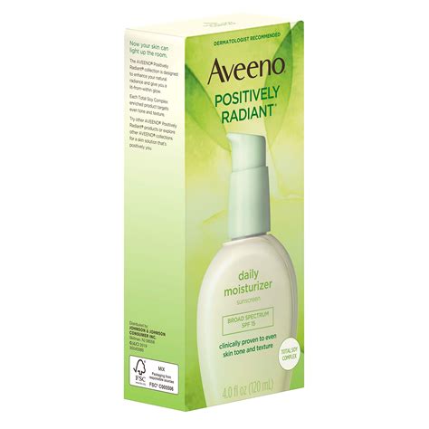 Aveeno Positively Radiant Daily Face Moisturizer With Broad Spectrum