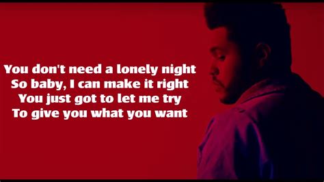 The Weeknd Feat Daft Punk I Feel It Coming Lyrics Youtube