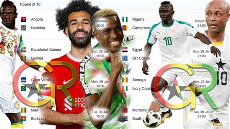 Afcon 2023 2024 Round Of 16 Knockout Matches Teams Schedule Stadium