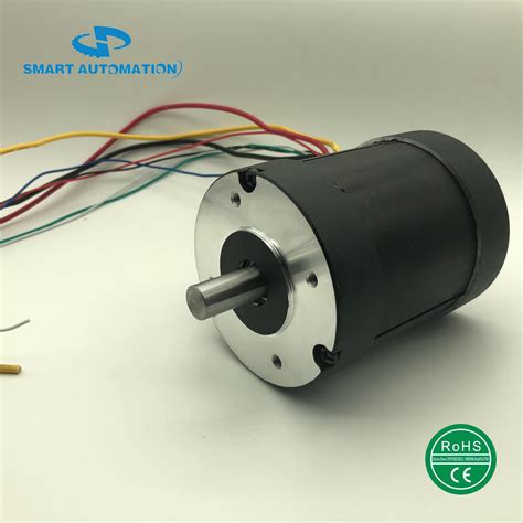 China 80mm 12V 24V 36V 48V Brushless DC Motor Power 100W 200W 300W 400W