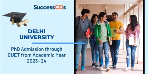 Delhi University Phd Admission Through Cuet From Academic Year