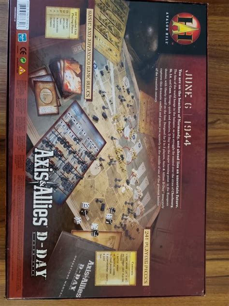 Boardgame Axis Allies D Day Hobbies Toys Toys Games On Carousell