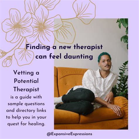 Vetting A Potential Therapist A Guide For Finding Your Next Therapist