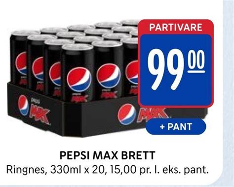 Pepsi Max Brett Tilbud Hos Rema