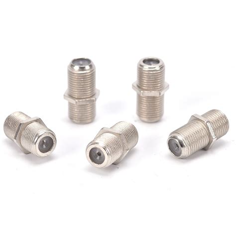 10 Pack F Type Coupler Adapter Connector Female F F Jack RG6 Coax