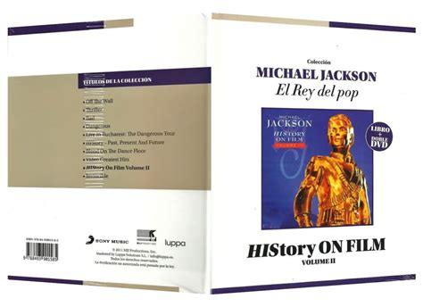 Michael Jackson El Rey Del Pop History On Film Vol Libro Dvd