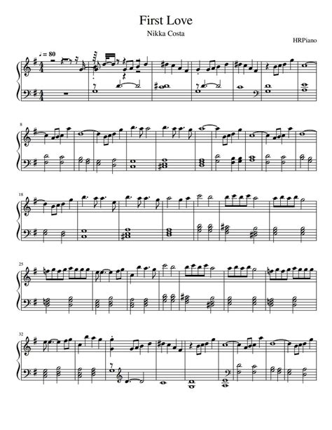 cinta luar biasa piano sheet pdf - Alexandra McGrath