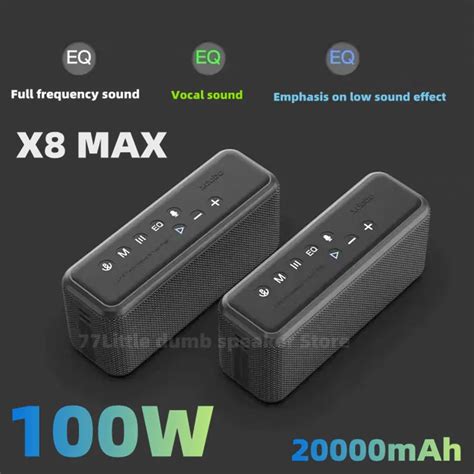 Xdobo X8 Max Alto Falante Bluetooth Port Til Sem Fio 100W Super Thener