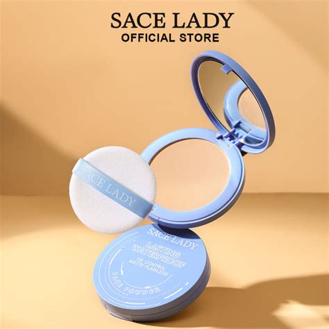 Sace Lady Waterproof Face Powder Oil Control Matte Long Lasting