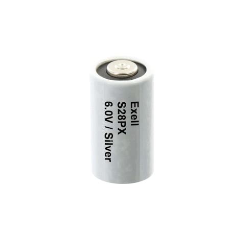 Exell Battery S28PX 6V Silver Oxide Battery 4SR44 V28PX PX28 544