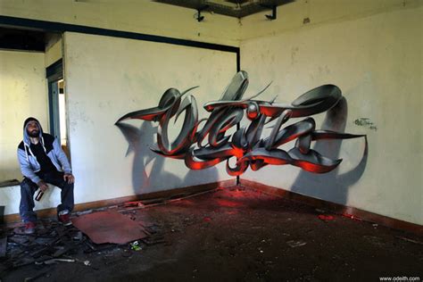 Mind-Bending Anamorphic Graffiti Illusions by Artist Odeith Appear to Float in Mid-Air ...