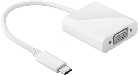 Goobay Vga Adapter Usb C Stecker Auf Vga Buchse Bei Reichelt