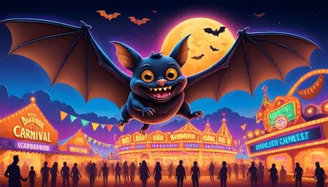 A Scary Bat On Halloween | Premium AI-generated image