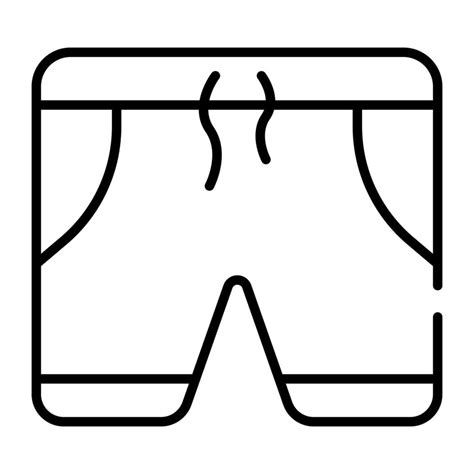 Icono De Pantalones Cortos En Estilo Moderno Vector De Ropa De Playa