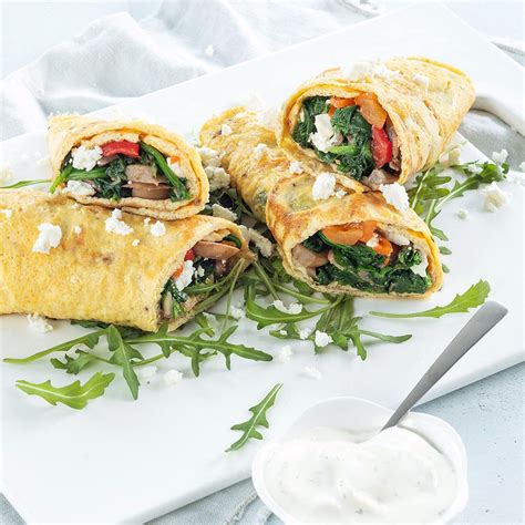 Omelet Wrap Met Spinazie Een Gezonde Lunch LeukeRecepten Recipe